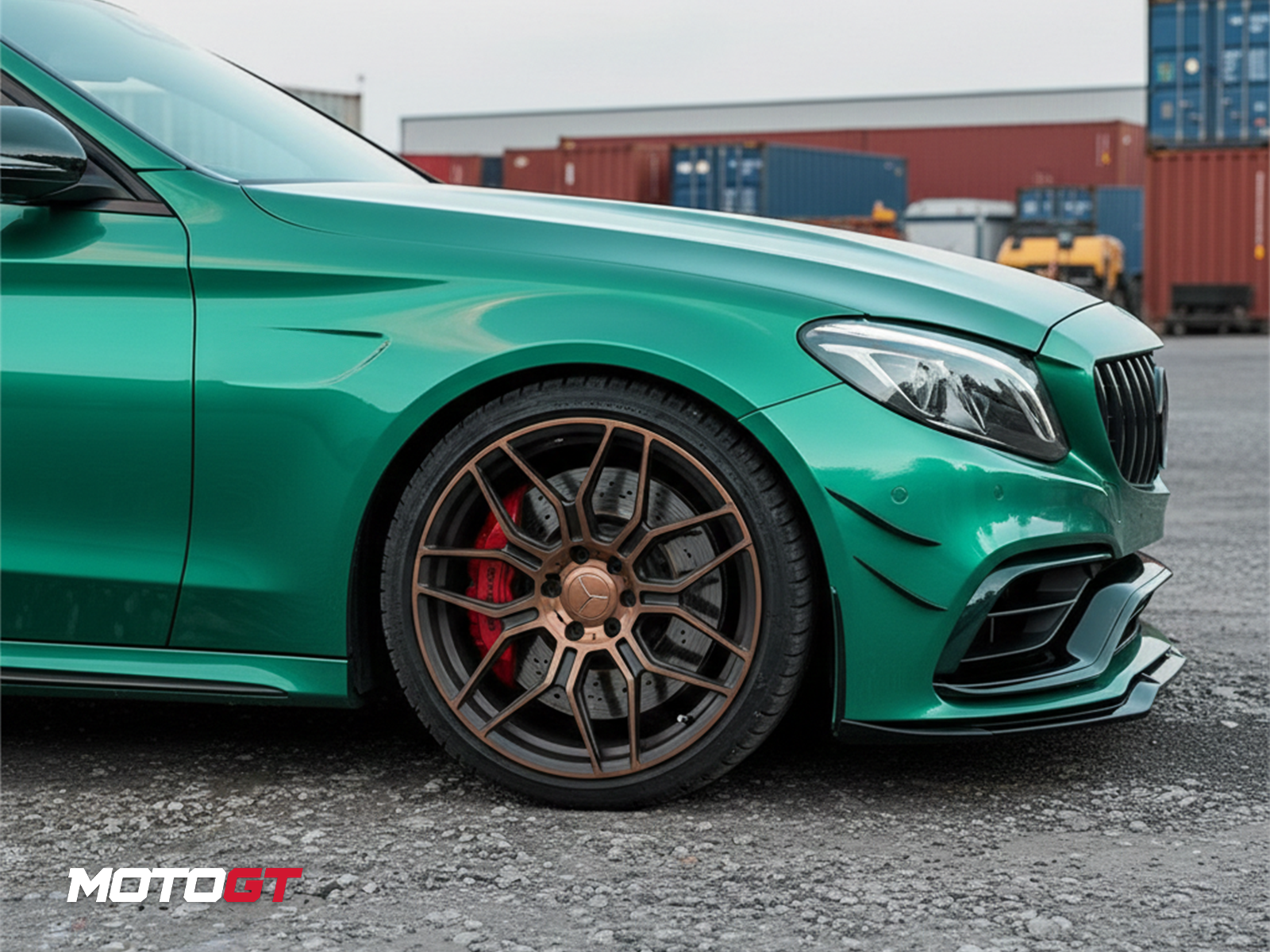 فاصل المصد الأمامي الرياضي الأسود من الفئة C — 3